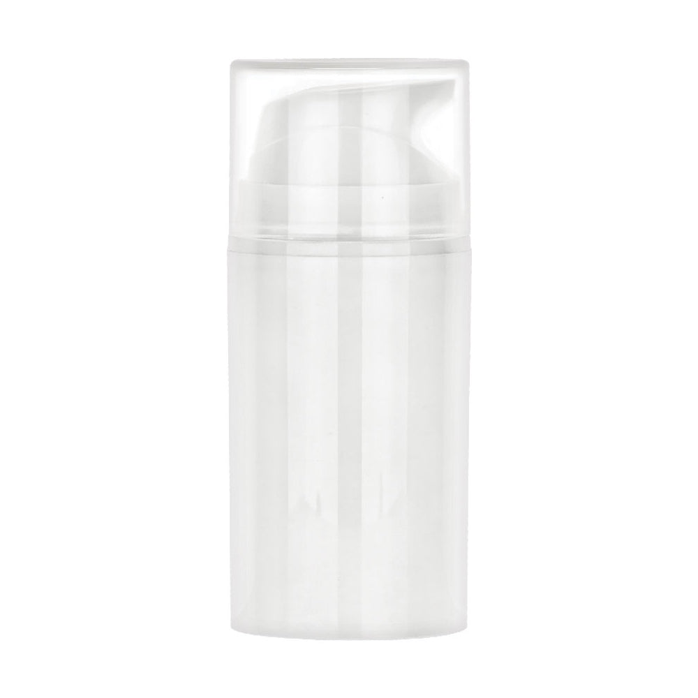 50ml White PP Airless Bottle with Frosted Cap